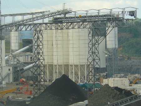 Main bulk storage silos - finished.